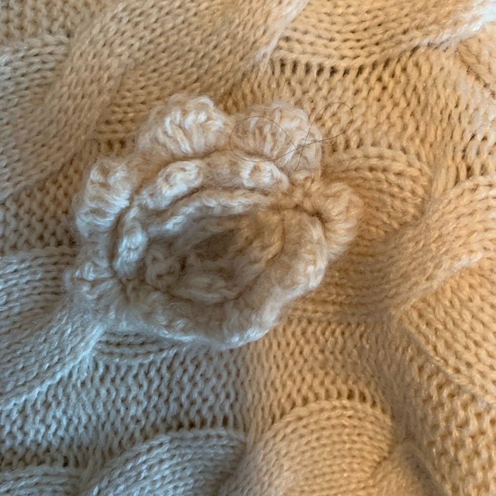 Military Hippie Cream sweater